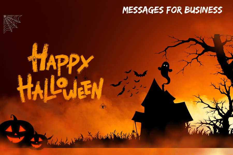 halloween messages for business